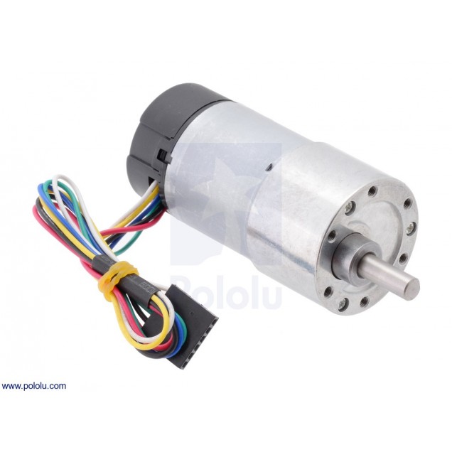 MOTORREDUCTOR METÁLICO POLOLU CON 64 CPR