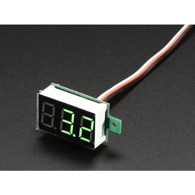 VOLTIMETRO DIGITAL 2.4V A 30V DC 3P