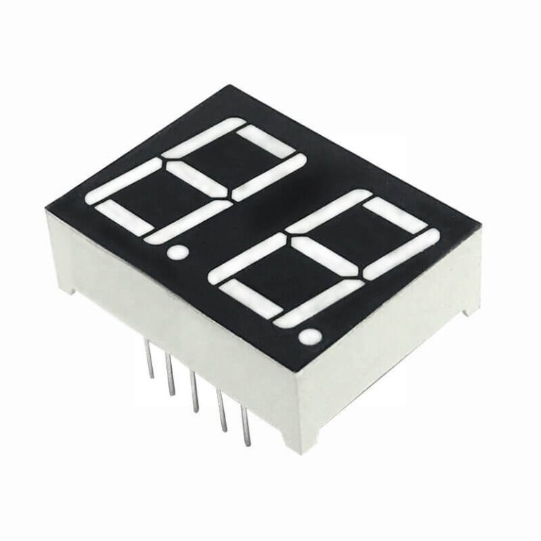 DISPLAY DE 7 SEGMENTOS 2 DÍGITOS ANODO COMUN ROJO