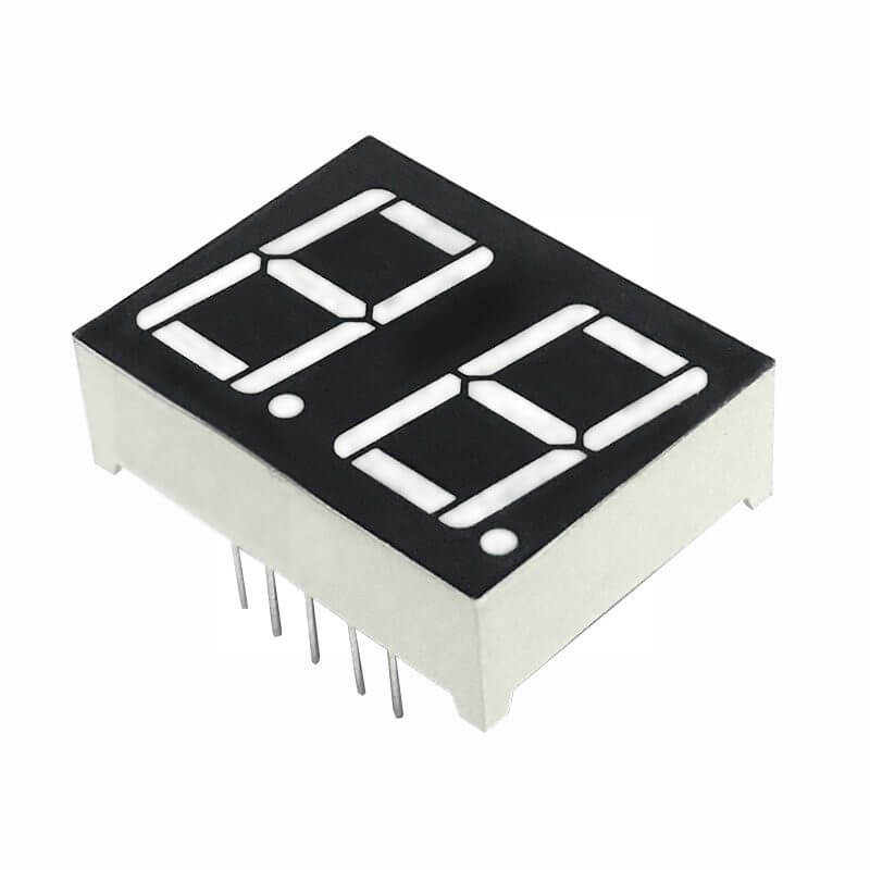 DISPLAY DE 7 SEGMENTOS 2 DÍGITOS ANODO COMUN ROJO