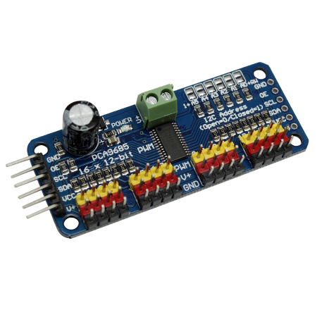 CONTROLADOR DE SERVOS 16 CANALES PCA9685