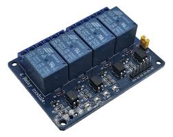 MÓDULO RELEVADOR 4 CANALES 12V