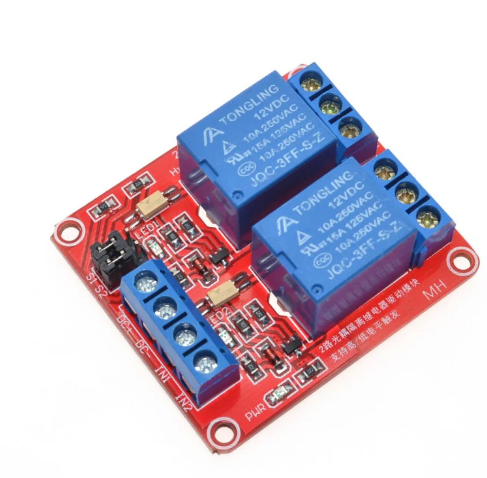 MÓDULO RELEVADOR 2 CANALES 12V