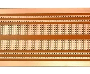 PLACA FENÓLICA TIPO PROTOBOARD 7X15CM