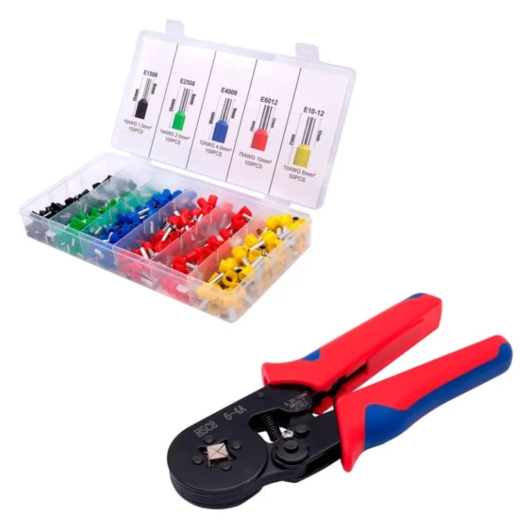 KIT DE 450 TERMINALES CON CRIMPADORA HSC8 6-4A