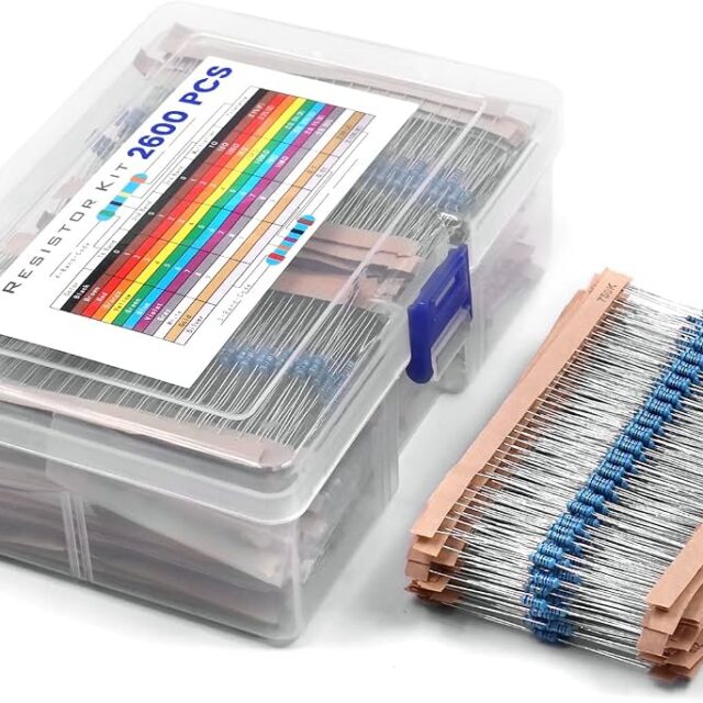 KIT DE 2600 RESISTENCIAS EN 130 VALORES