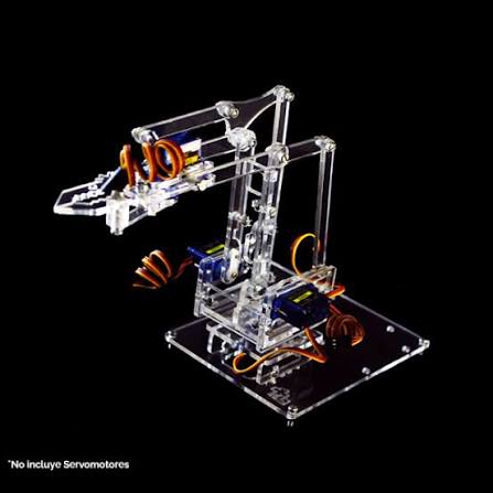 CHASIS DE ACRILICO PARA BRAZO ROBOTICO