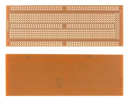 PLACA FENÓLICA TIPO PROTOBOARD 4.8X13.3CM