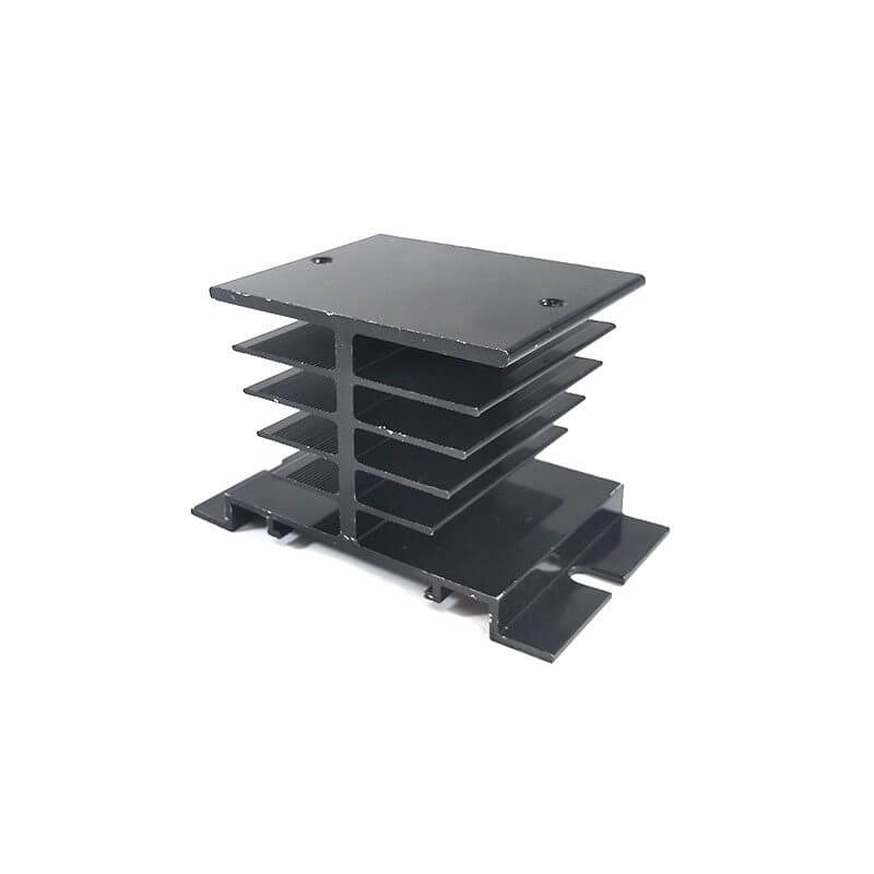 DISIPADOR DE CALOR SSR PARA RELEVADOR DE ESTADO SÓLIDO, ALUMINIO