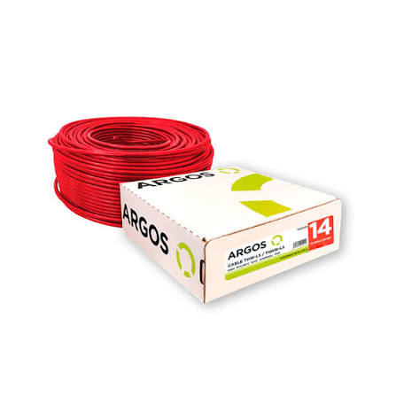 CABLE ESTAÑADO CAL 12 ROJO INDIANA