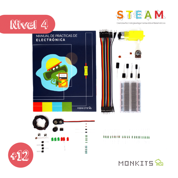 KIT DE PRACTICAS DE ELECTRONICA ESCOLAR ME-PE20