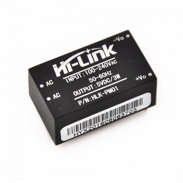 CONVERTIDOR AC/DC HLK-PM01 5V 3W