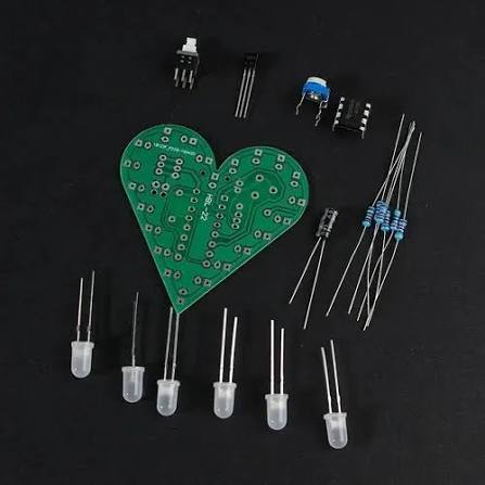 KIT DE CORAZON LED DIY CON LM358